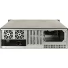 Inter-Tech IPC 3U-3508 skriňa úložného servera, rack 48,3 cm 3U, ATX, SATA/SAS Hot-Swap, 2x externé 5,25-palcové pozície, bez zdroja, čierna