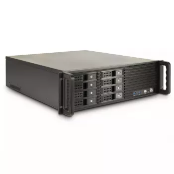 Serverový rack Inter-Tech 3U-3508 čierny 480x528x132mm 5,25 palca HDD