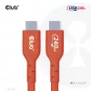 CLUB3D USB2 Type-C obojsmerný USB-IF certifikovaný dátový kábel 480Mb, PD 240W(48V/5A) EPR M/M 3m / 9.84 ft