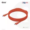 CLUB3D USB2 Type-C obojsmerný USB-IF certifikovaný dátový kábel 480Mb, PD 240W(48V/5A) EPR M/M 3m / 9.84 ft