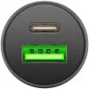 Goobay Dual-USB auto rýchlonabíjačka USB-C PD 45W čierna