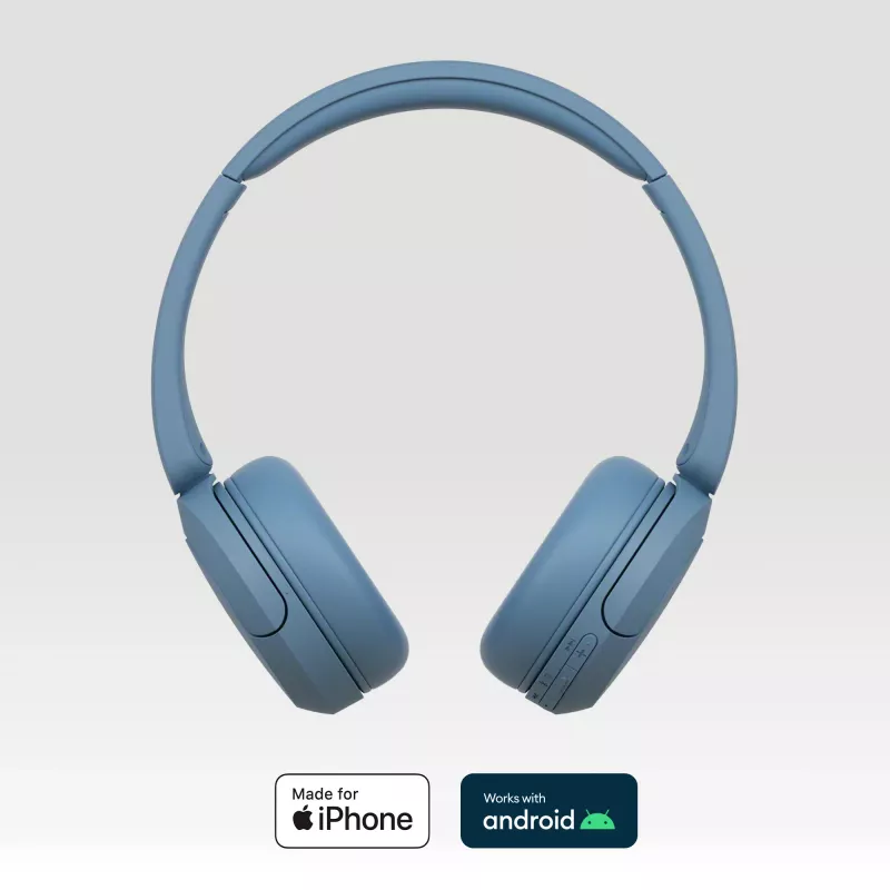 Sony WH-CH520 slúchadlá bezdrôtové cez hlavu headset telefonovanie/hudba USB Type-C modré