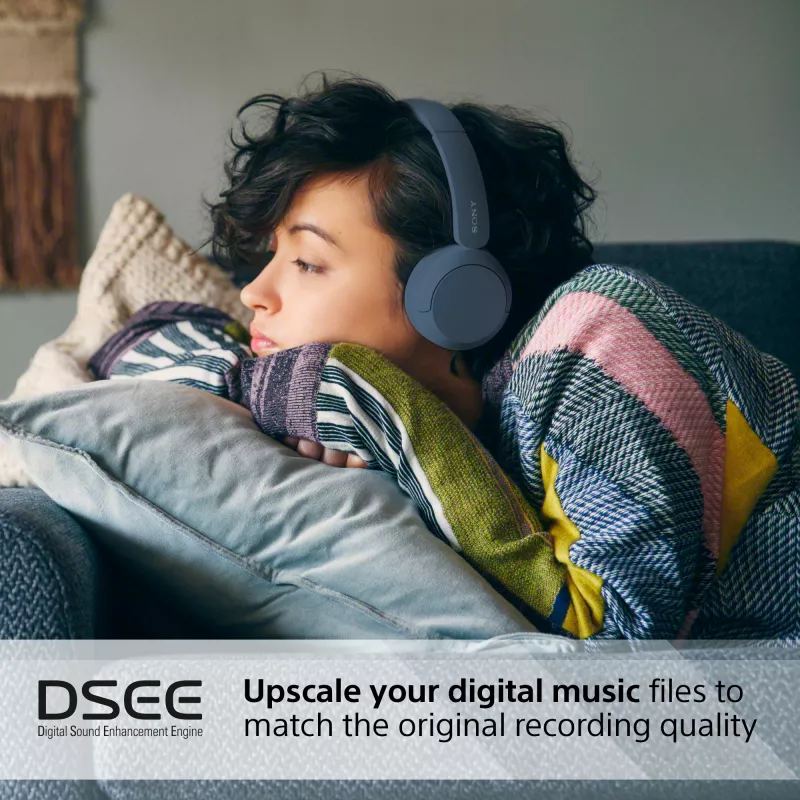 Sony WH-CH520 slúchadlá bezdrôtové cez hlavu headset telefonovanie/hudba USB Type-C modré