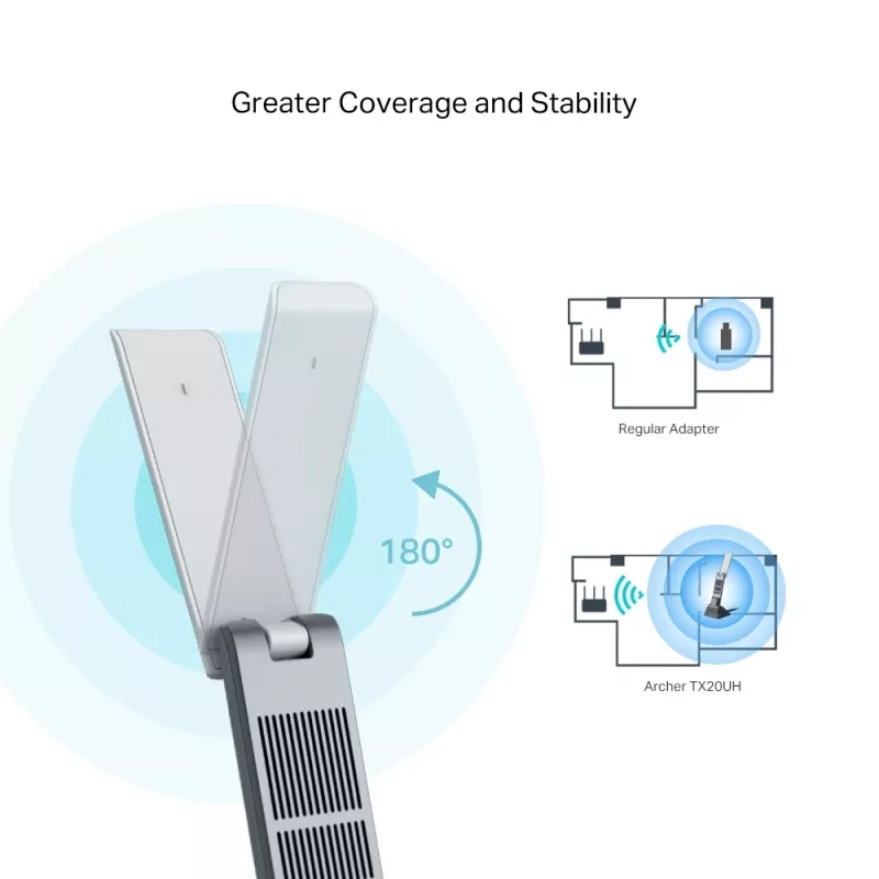 TP-Link Archer AX1800 High Gain Dual-Band Wi-Fi 6 USB adaptér