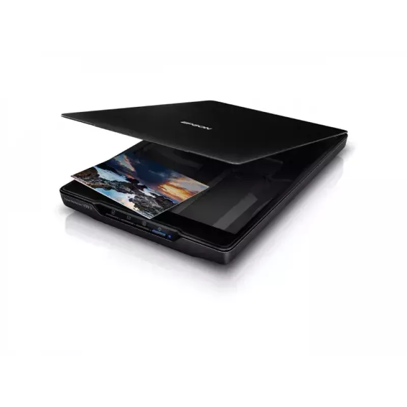 Plochý skener Epson Perfection V39II — A4, 4800 x 4800 DPI, CIS, USB napájaný, čierny