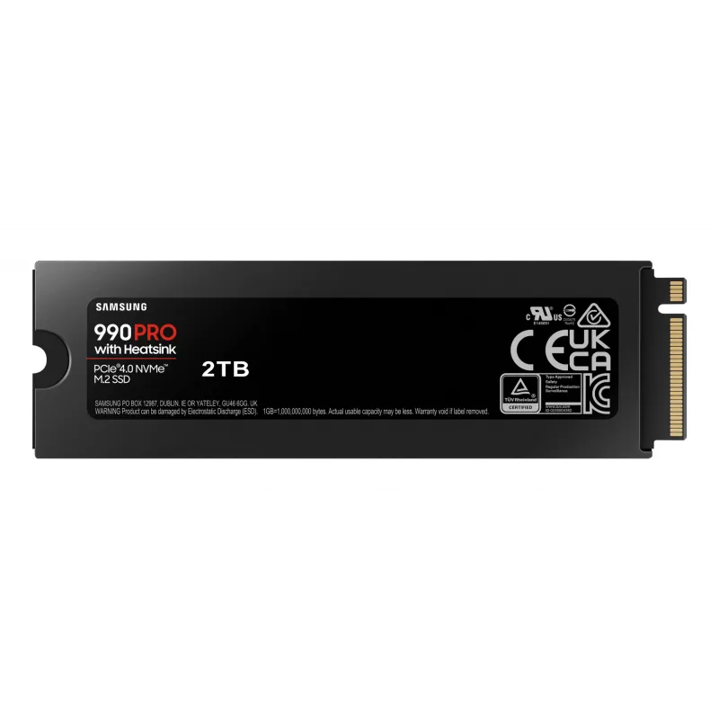 SSD disk Samsung 990 PRO s chladičom 2000 GB M.2 2280 M.2 NVMe MZ-V9P2T0CW