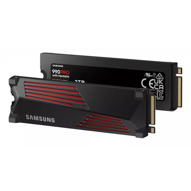 SSD disk Samsung 990 PRO s chladičom 2000 GB M.2 2280 M.2 NVMe MZ-V9P2T0CW