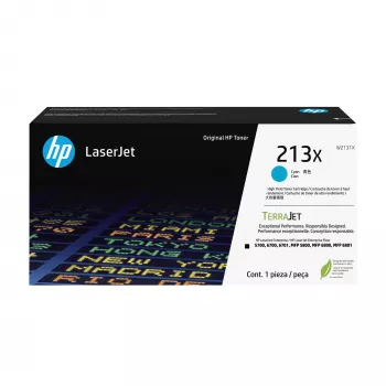 HP 213X High Yield azúrová originálna LaserJet tonerová kazeta
