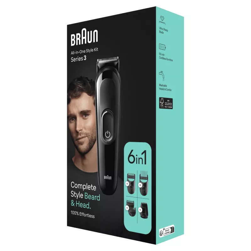 Braun MGK3410 čierna nikel-metal hydrid (NiMH)