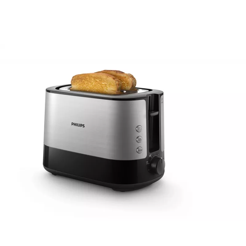 Philips Viva Collection HD2635/90 hriankovač 7 2 plátky čierna, titán