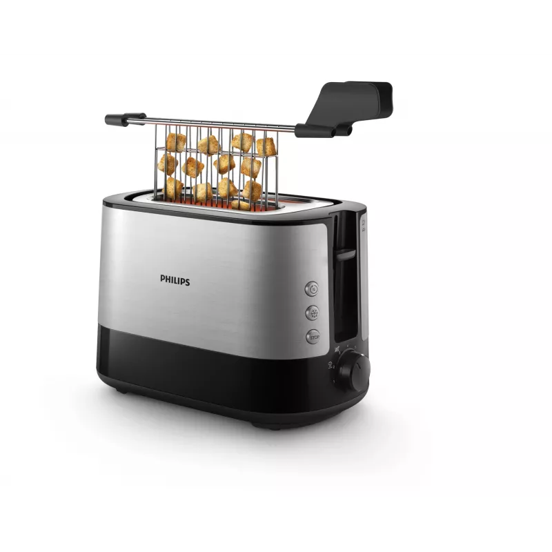 Philips Viva Collection HD2635/90 hriankovač 7 2 plátky čierna, titán