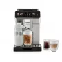 Espresso stroj De’Longhi ECAM450.65.S — plne automatický, 1,8 L nádrž na vodu, 300 g zásobník na zrná, 19 bar, integrovaný mlynček, Wi‑Fi, TFT displej