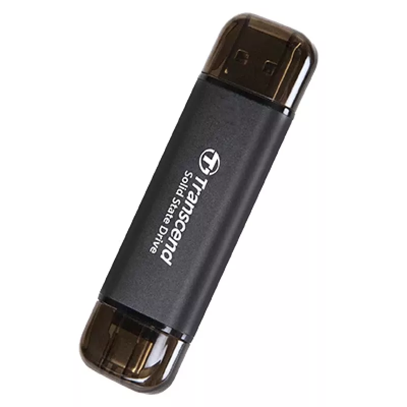 SSD Transcend 256 GB externý USB Type-A na Type-C USB 3.2 Gen 2x2 ESD310C