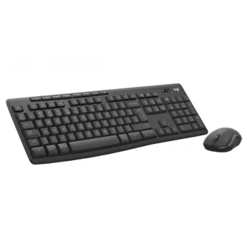 Sada klávesnice a myši Logitech MK370 Combo for Business — Full-Size QWERTY (US International), RF Wireless + Bluetooth, grafitová
