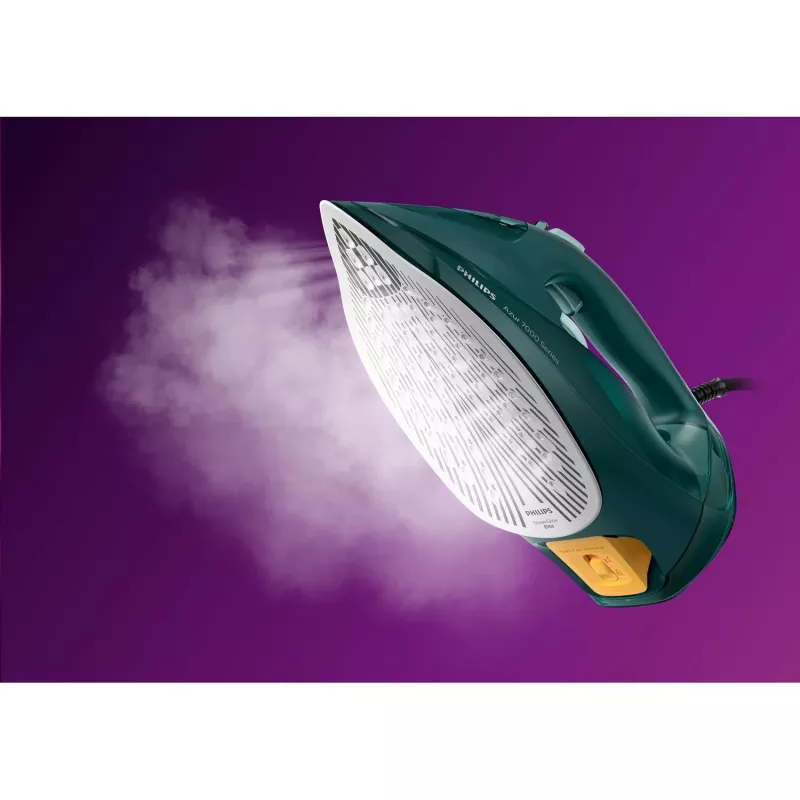 Philips 7000 series DST7050/70 žehlička parná žehlička SteamGlide Elite žehliaca plocha 2800 W zelená