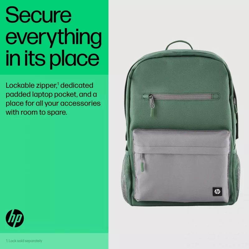 Voľnočasový batoh HP Campus Blue Backpack modrý žltý polyester 295x185x435mm