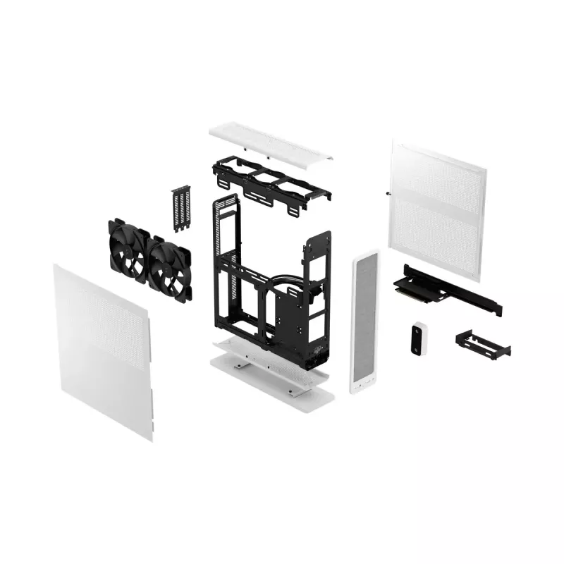 PC skriňa Fractal Design Ridge Small Form Factor biela
