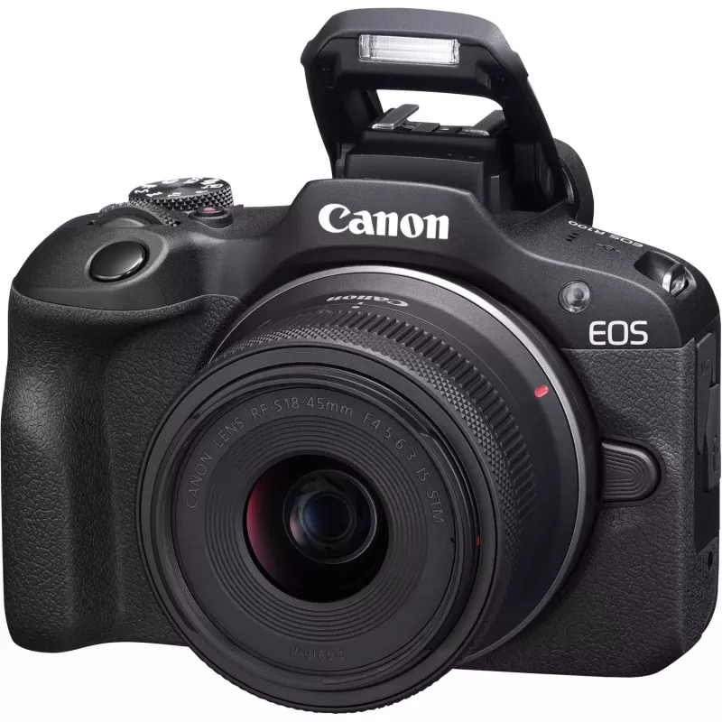 Canon EOS R100 + RF-S 18-45mm F4.5-6.3 IS STM Kit MILC 24,1 MP CMOS 6000 x 4000 pixelov čierny