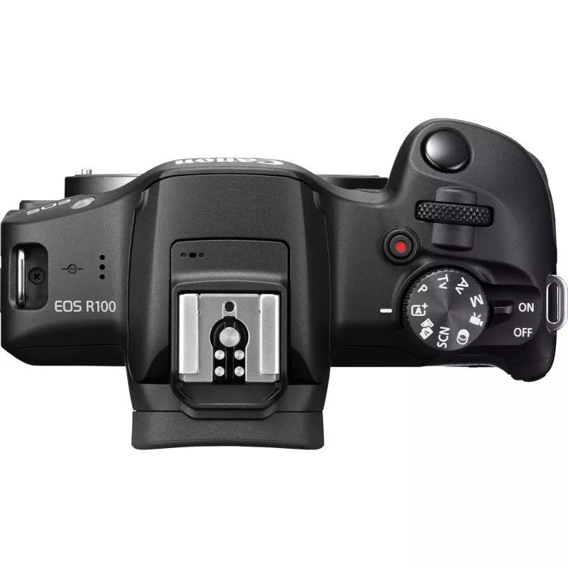 Canon EOS R100 + RF-S 18-45mm F4.5-6.3 IS STM Kit MILC 24,1 MP CMOS 6000 x 4000 pixelov čierny