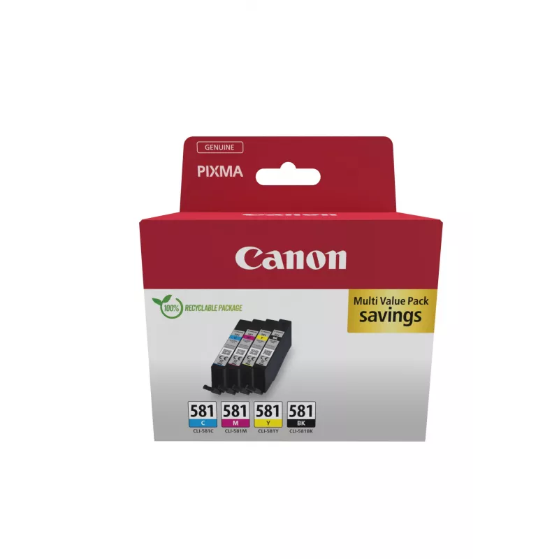 Canon 2103C007 atramentová kazeta 4 ks originálna čierna, azúrová, purpurová, žltá
