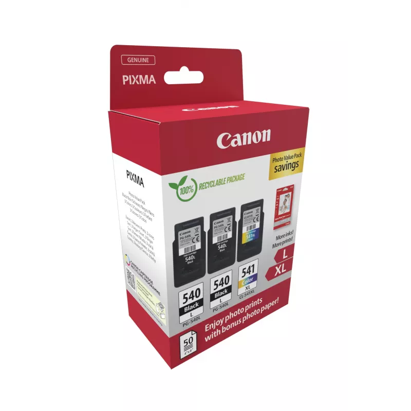 Canon 5224B015 atramentová kazeta 3 ks originálna čierna, azúrová, purpurová, žltá