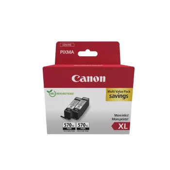 Canon 0318C010 atramentová kazeta 2 ks originálna s vysokou (XL) výťažnosťou čierna