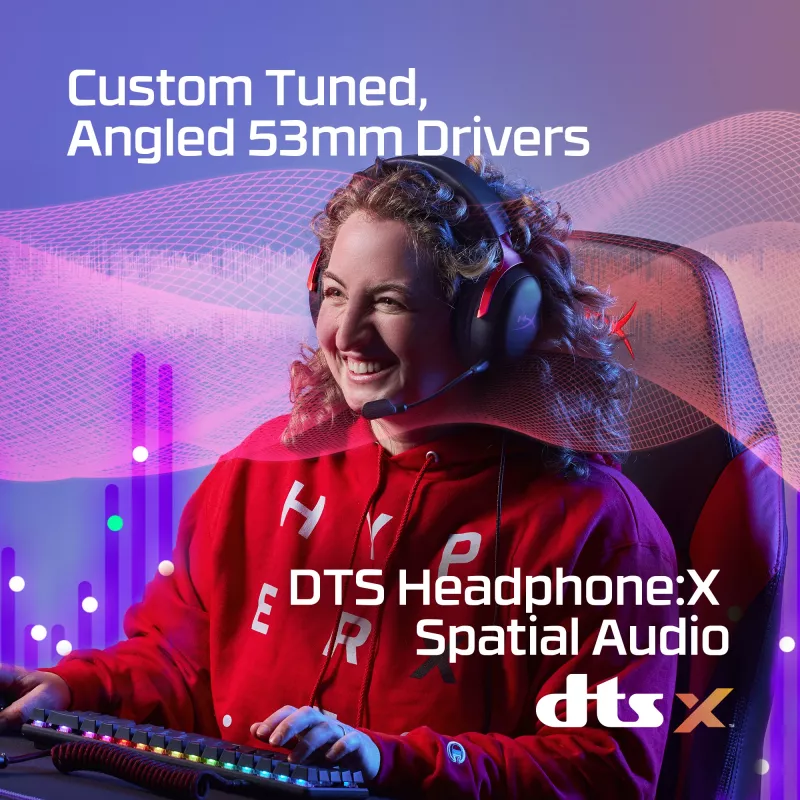 HyperX Cloud III – herný headset (čierny/červený)