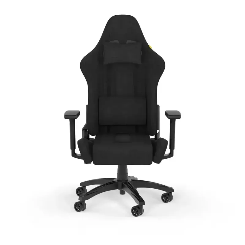Corsair TC100 RELAXED čalúnené sedadlo čierne operadlo 59,5x81 cm