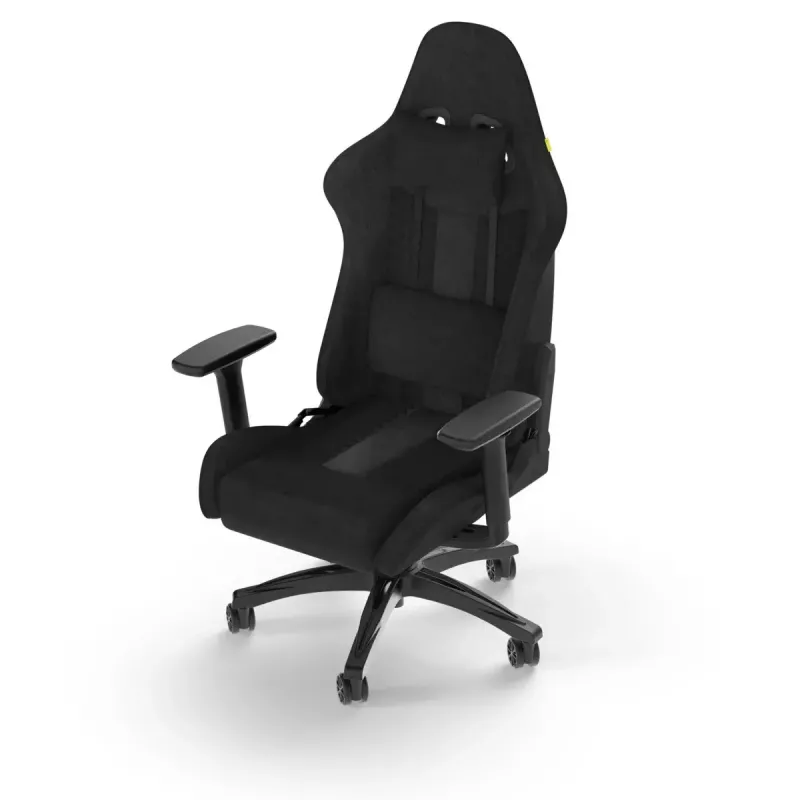 Corsair TC100 RELAXED čalúnené sedadlo čierne operadlo 59,5x81 cm