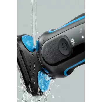 Braun 51-B1000s fóliový holiaci strojček čierna, modrá