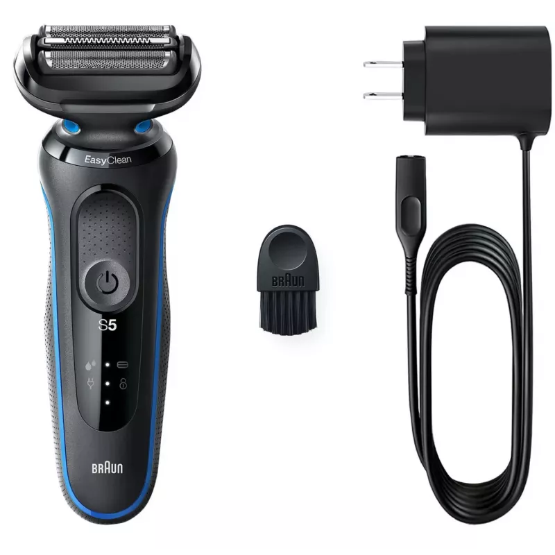 Braun 51-B1000s fóliový holiaci strojček čierna, modrá