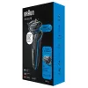 Braun 51-B1000s fóliový holiaci strojček čierna, modrá