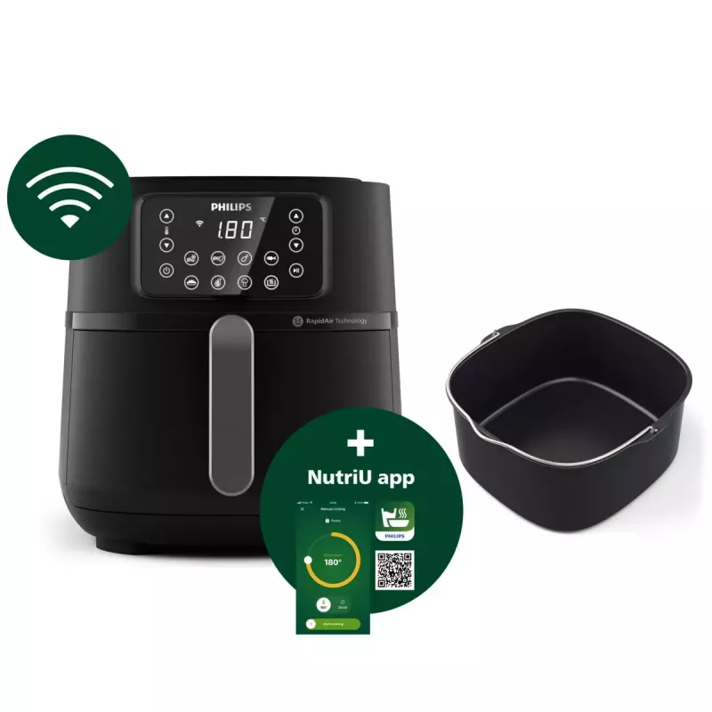 Teplovzdušná fritéza Philips HD9285/93 5000 Series XXL Connected, 7,2 L, 2000 W, 16 programov