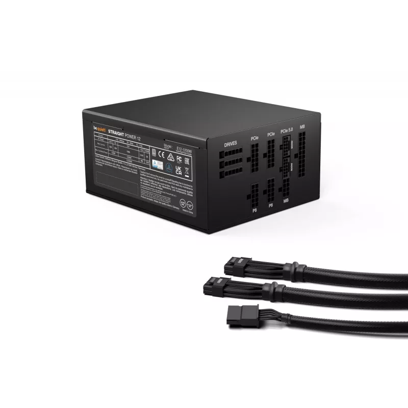 be quiet Straight Power 12 napájací zdroj 1200 W 20+4 pin ATX ATX čierny