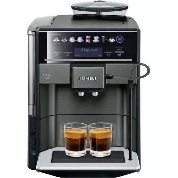 Kávovar Siemens EQ.6 plus TE657319RW — plne automatický, 1,7 l nádržka na vodu, 19-barové čerpadlo, integrovaný mlynček