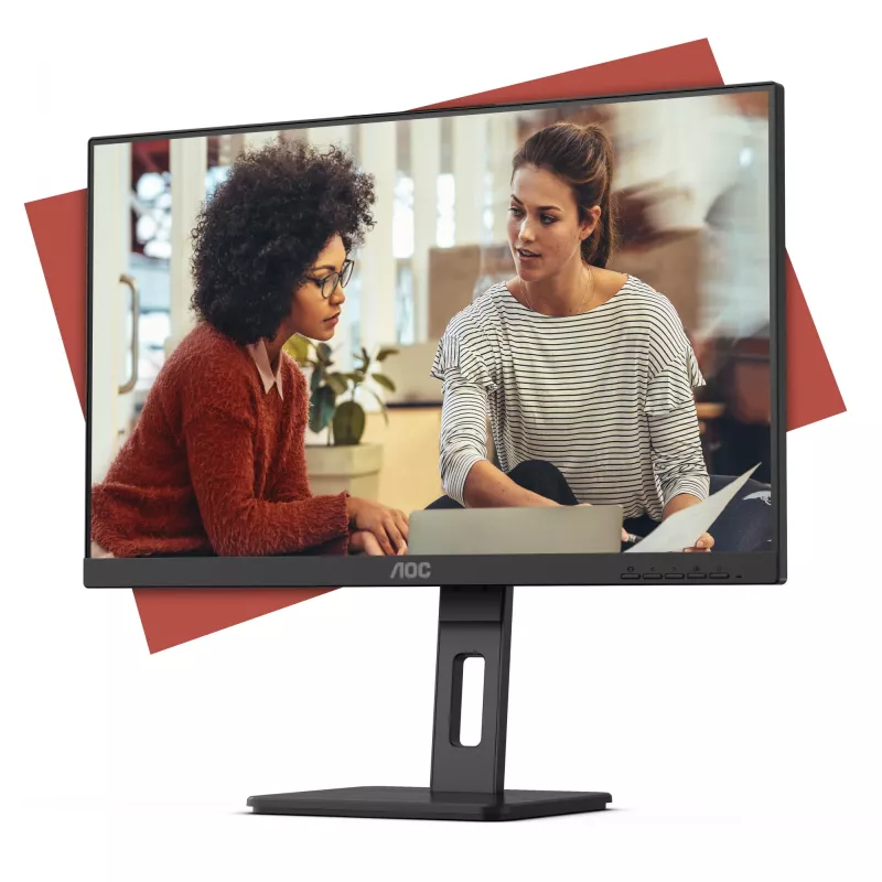 AOC E3 24E3QAF počítačový monitor 60,5 cm (23,8 palcov) 1920 x 1080 pixelov Full HD LCD čierny