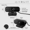 HP 430 FHD webkamera, 2 MP, 1920 x 1080 pixelov, Full HD, 60 fps, 85°, Home