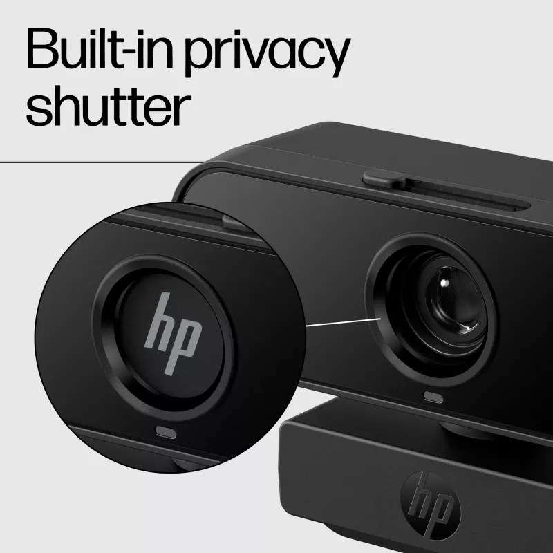 HP 430 FHD webkamera, 2 MP, 1920 x 1080 pixelov, Full HD, 60 fps, 85°, Home