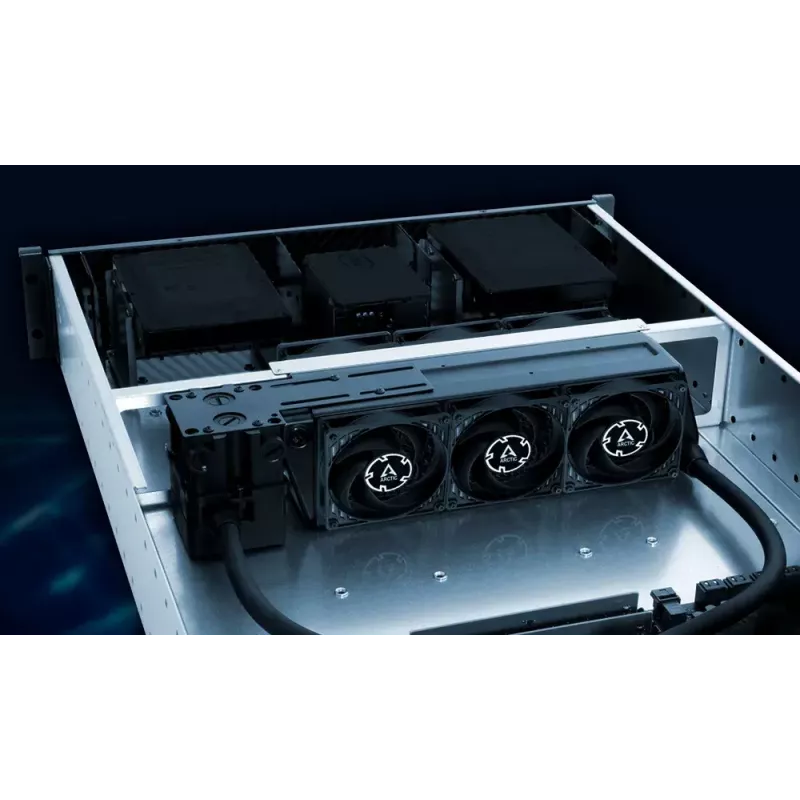 80 mm ventilátor Arctic P8 Max High-Performance PWM, 80 mm priemer, čierny, 67,96 m³/h prietok vzduchu, 0,6 Sone