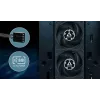 80 mm ventilátor Arctic P8 Max High-Performance PWM, 80 mm priemer, čierny, 67,96 m³/h prietok vzduchu, 0,6 Sone