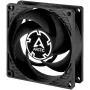80 mm ventilátor Arctic P8 Max High-Performance PWM, 80 mm priemer, čierny, 67,96 m³/h prietok vzduchu, 0,6 Sone