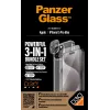 PanzerGlass ® 3-in-1 balenie iPhone 15 Pro Max, Apple, Apple - iPhone 15 Pro Max, suchá aplikácia, nárazuvzdorné, transparentné, 1 kus