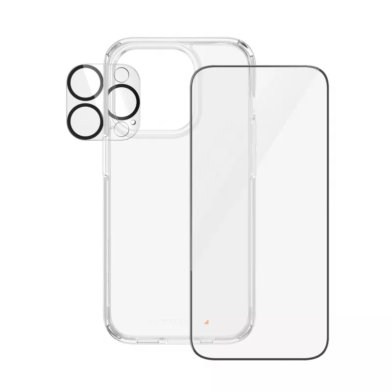 PanzerGlass 3-in-1 balenie iPhone 15 Pro tvrdené sklo transparentné