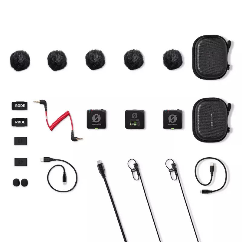 Bezdrôtový lavalierový mikrofónový systém RØDE Wireless PRO — omnidirektionálny lavalier, 20–20 000 Hz, 7 h batéria, 260 m dosah