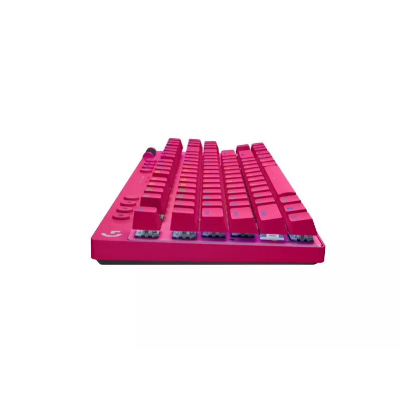 LOGITECH G Pro X TKL Lightspeed herná klávesnica - Bluetooth - ružová US International taktilná