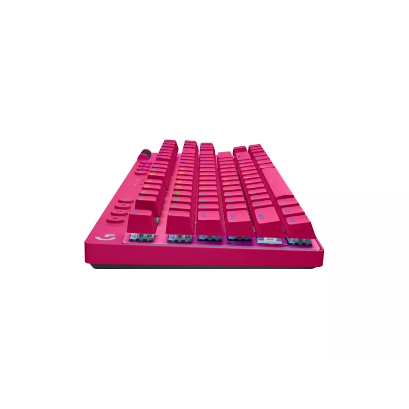 LOGITECH G Pro X TKL Lightspeed herná klávesnica - Bluetooth - ružová US International taktilná