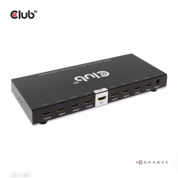 CLUB3D 1-na-8 HDMI™ splitter Full 3D a 4K60Hz (600MHz)
