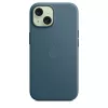 Apple FineWoven puzdro s MagSafe iPhone 15 Pacific Blue