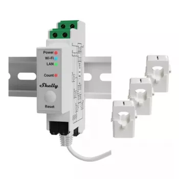 Shelly Pro 3EM merač spotreby energie AC 120 A 50-60 Hz
