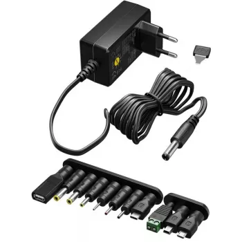 AC adaptér Goobay 64568 univerzálny čierny 12V 2.25A 1.8m